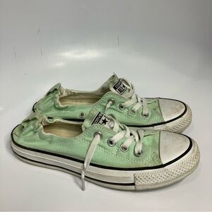 Converse mint green sneakers‎ size 7.5